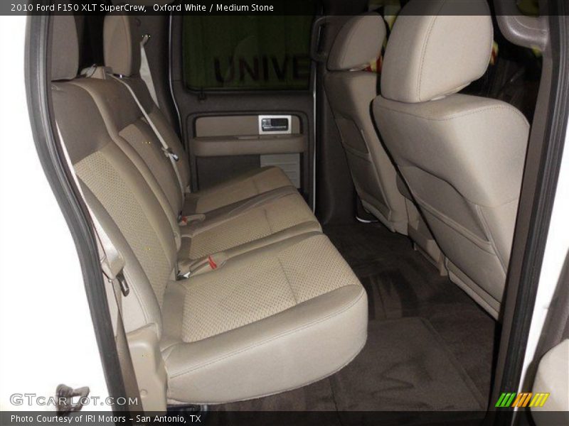 Oxford White / Medium Stone 2010 Ford F150 XLT SuperCrew