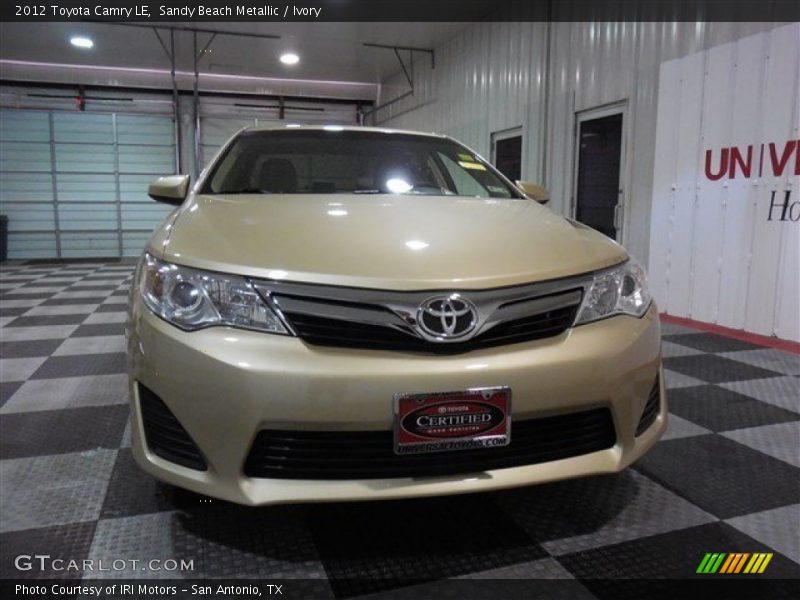 Sandy Beach Metallic / Ivory 2012 Toyota Camry LE