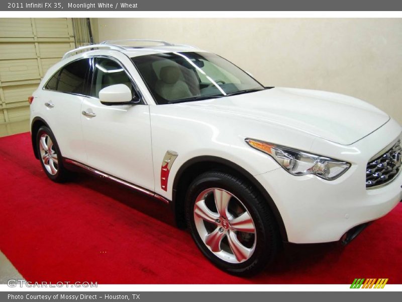Moonlight White / Wheat 2011 Infiniti FX 35
