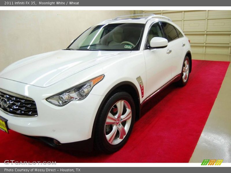 Moonlight White / Wheat 2011 Infiniti FX 35