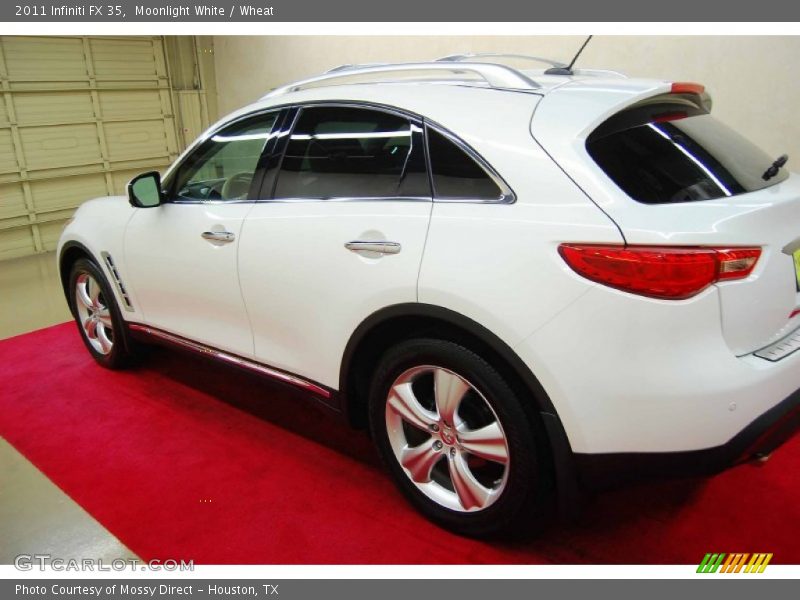 Moonlight White / Wheat 2011 Infiniti FX 35