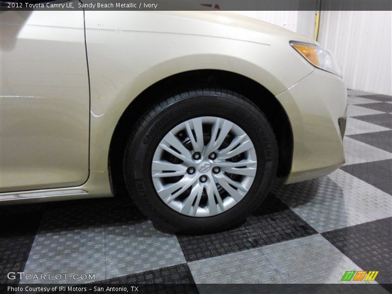 Sandy Beach Metallic / Ivory 2012 Toyota Camry LE