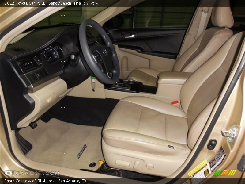 Sandy Beach Metallic / Ivory 2012 Toyota Camry LE