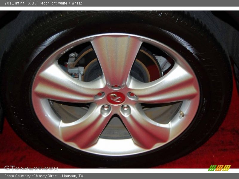 Moonlight White / Wheat 2011 Infiniti FX 35