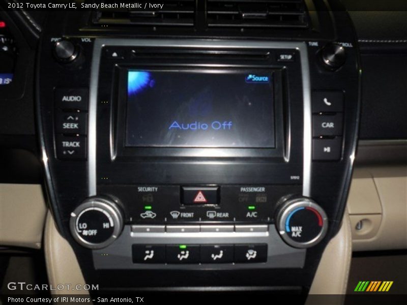 Sandy Beach Metallic / Ivory 2012 Toyota Camry LE
