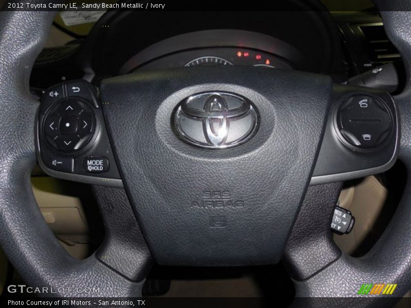 Sandy Beach Metallic / Ivory 2012 Toyota Camry LE