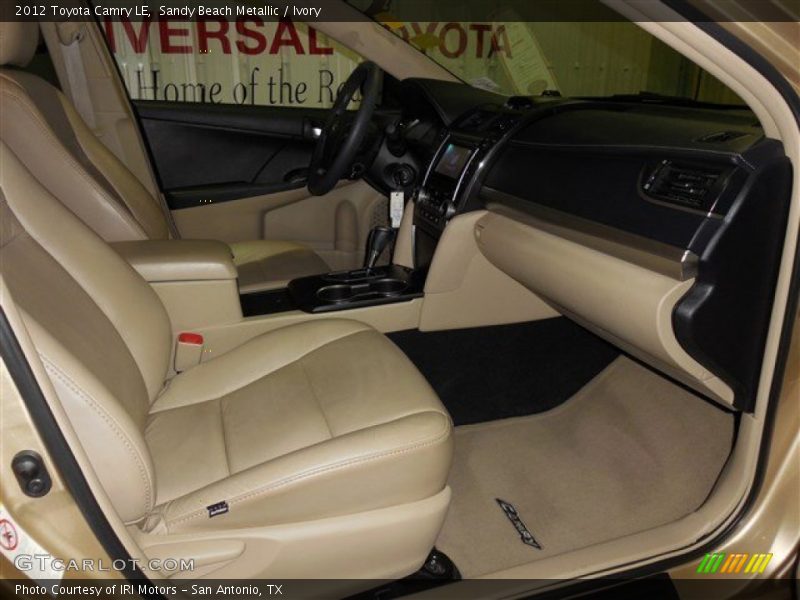 Sandy Beach Metallic / Ivory 2012 Toyota Camry LE