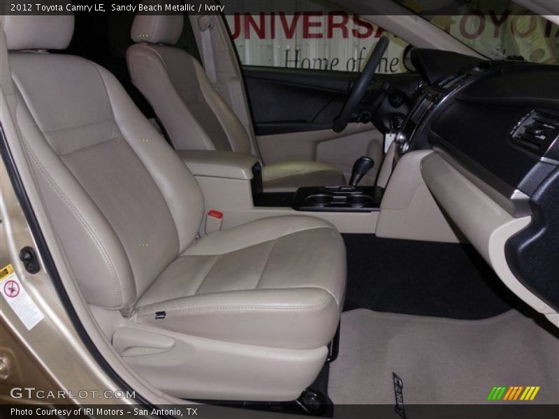 Sandy Beach Metallic / Ivory 2012 Toyota Camry LE