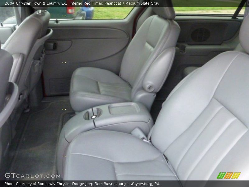 Inferno Red Tinted Pearlcoat / Medium Slate Gray 2004 Chrysler Town & Country EX