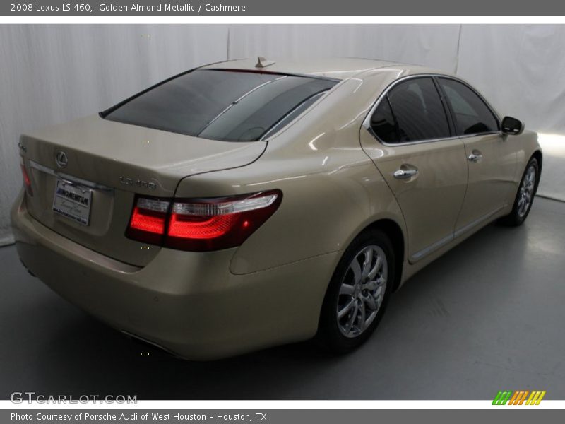 Golden Almond Metallic / Cashmere 2008 Lexus LS 460