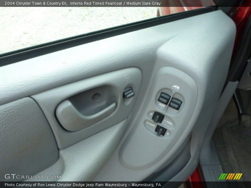 Inferno Red Tinted Pearlcoat / Medium Slate Gray 2004 Chrysler Town & Country EX