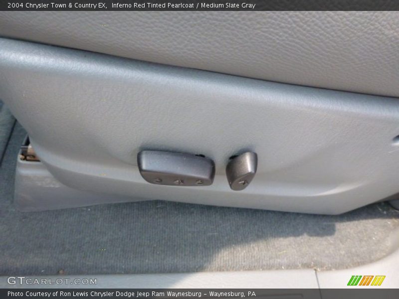Inferno Red Tinted Pearlcoat / Medium Slate Gray 2004 Chrysler Town & Country EX