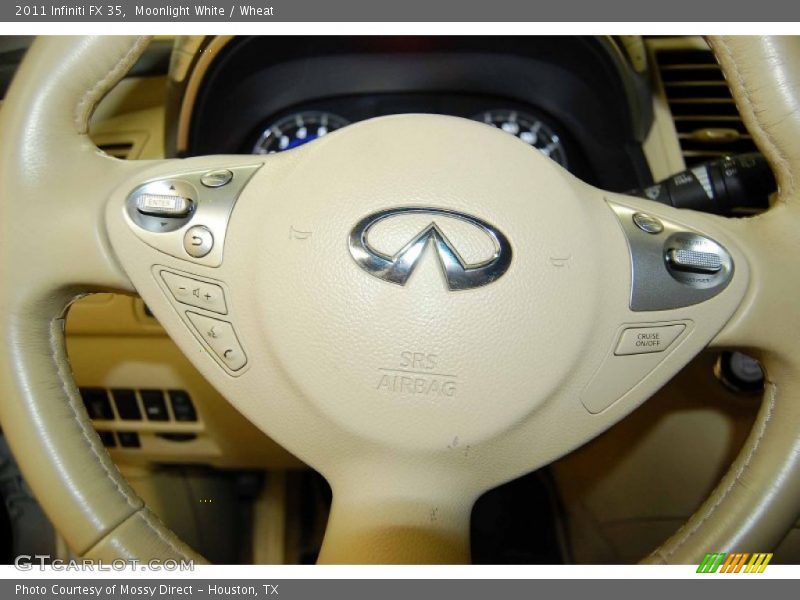Moonlight White / Wheat 2011 Infiniti FX 35