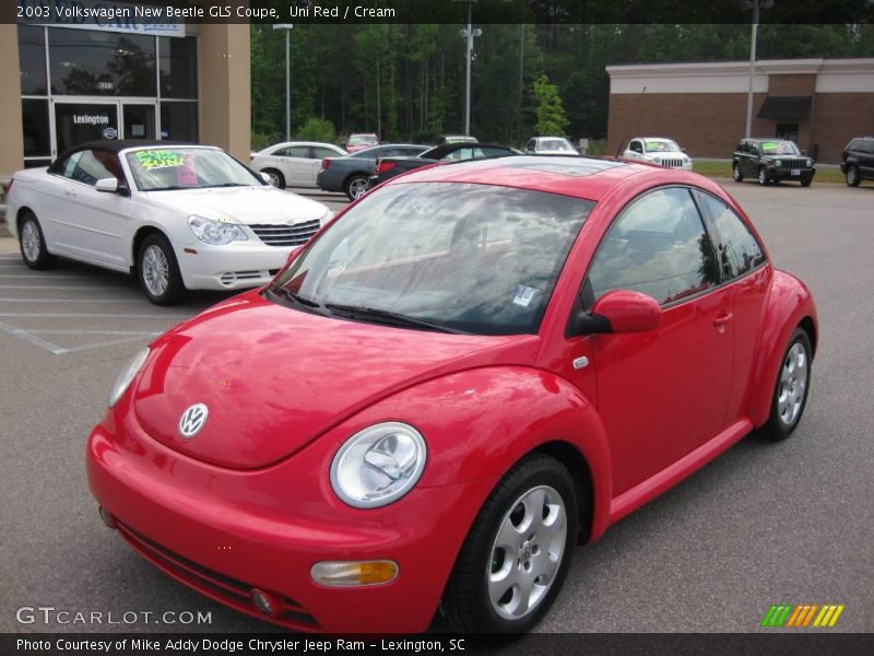 Uni Red / Cream 2003 Volkswagen New Beetle GLS Coupe