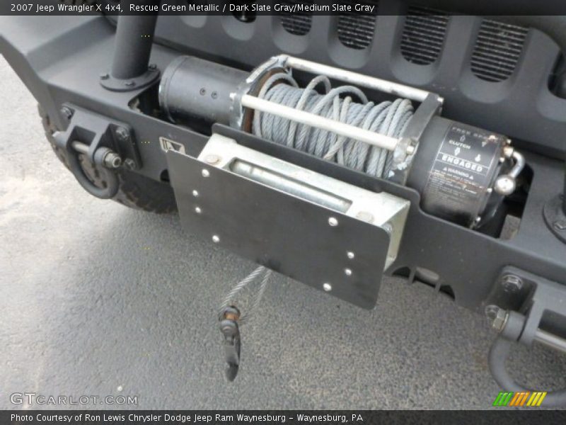 Rescue Green Metallic / Dark Slate Gray/Medium Slate Gray 2007 Jeep Wrangler X 4x4