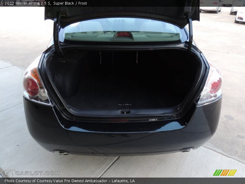 Super Black / Frost 2012 Nissan Altima 2.5 S