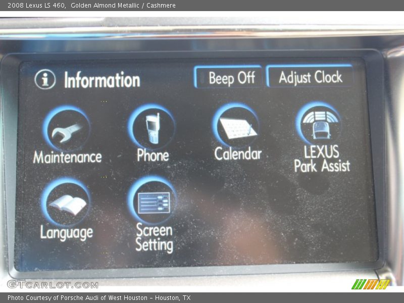 Golden Almond Metallic / Cashmere 2008 Lexus LS 460