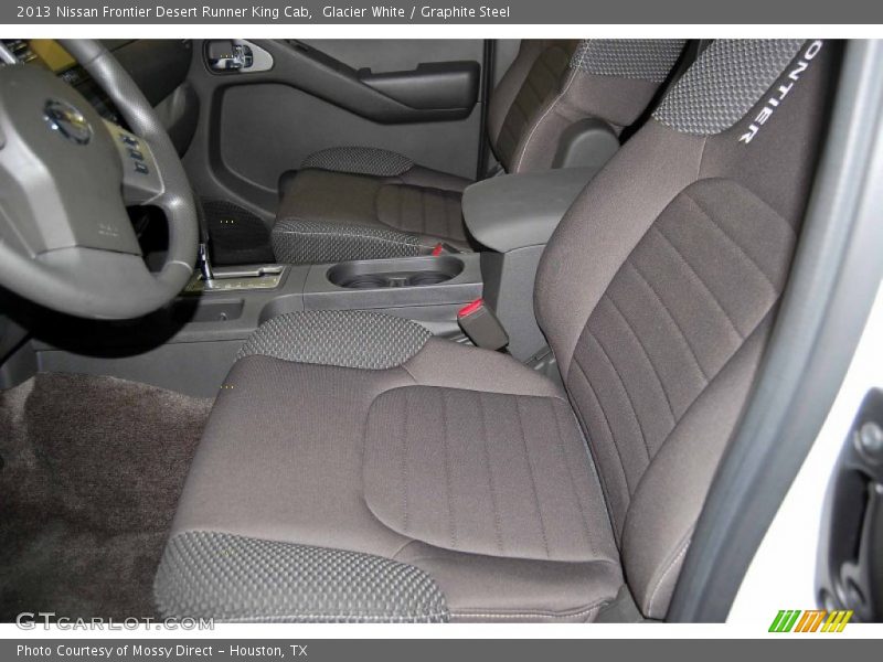 Glacier White / Graphite Steel 2013 Nissan Frontier Desert Runner King Cab