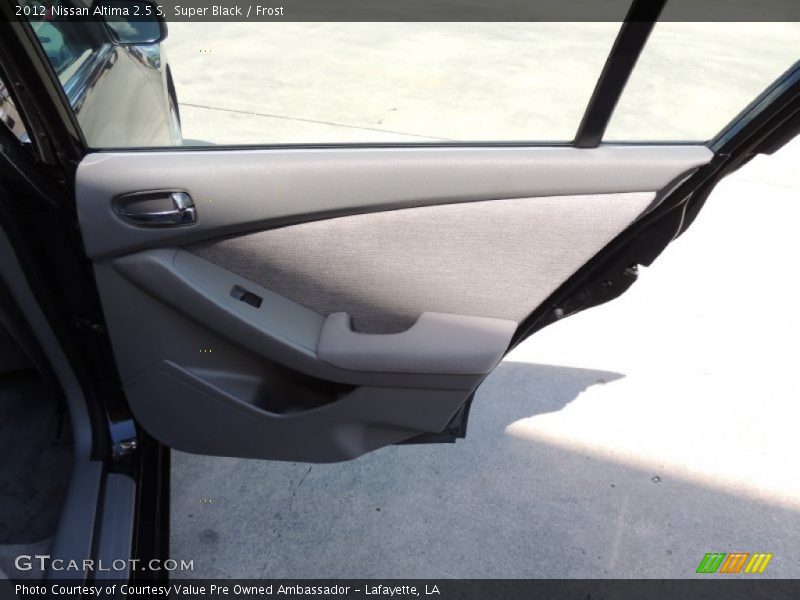 Super Black / Frost 2012 Nissan Altima 2.5 S