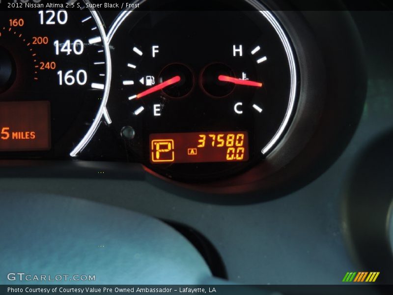 Super Black / Frost 2012 Nissan Altima 2.5 S