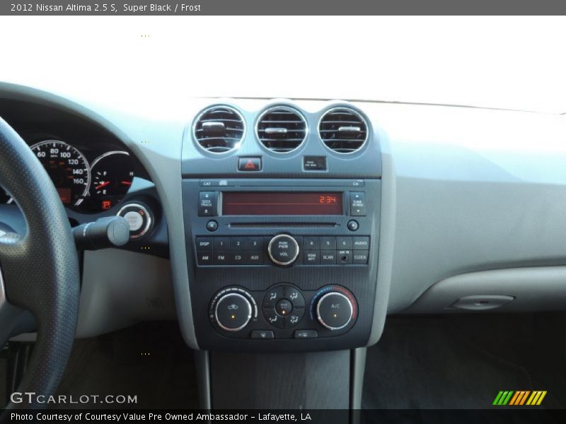 Super Black / Frost 2012 Nissan Altima 2.5 S