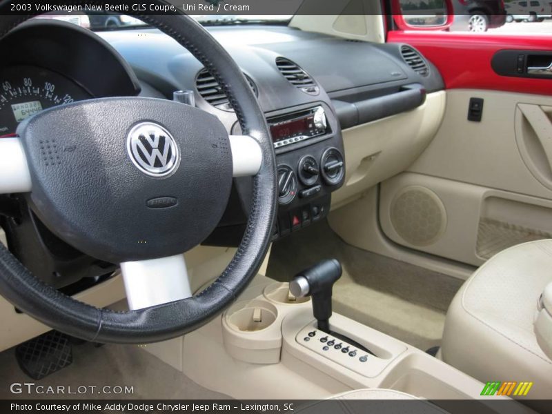 Uni Red / Cream 2003 Volkswagen New Beetle GLS Coupe