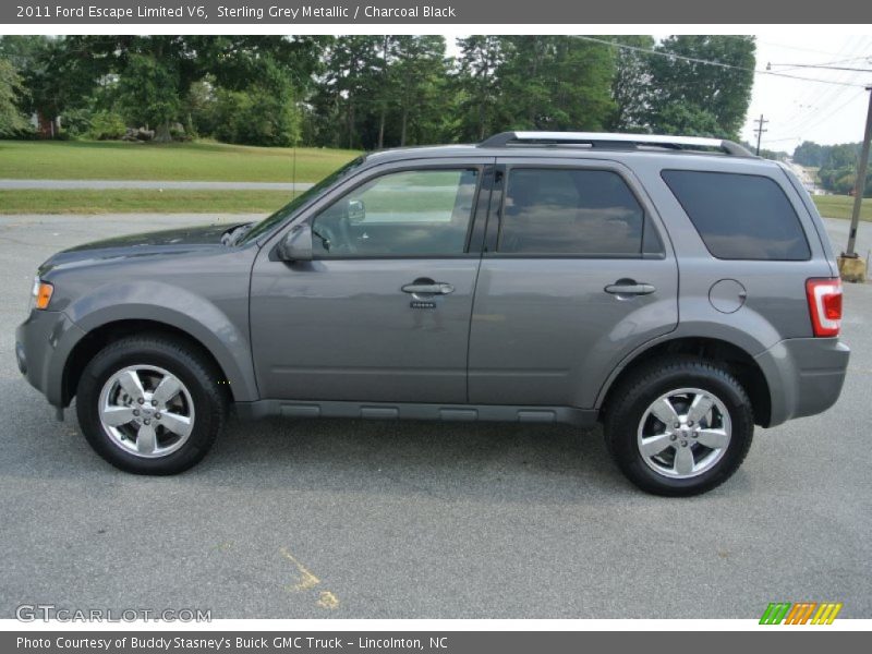 Sterling Grey Metallic / Charcoal Black 2011 Ford Escape Limited V6