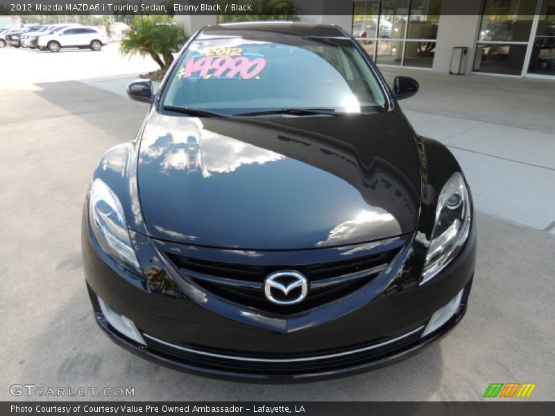 Ebony Black / Black 2012 Mazda MAZDA6 i Touring Sedan