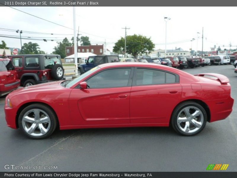 Redline 3-Coat Pearl / Black 2011 Dodge Charger SE