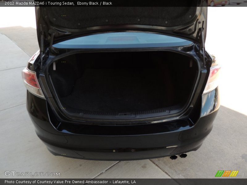 Ebony Black / Black 2012 Mazda MAZDA6 i Touring Sedan