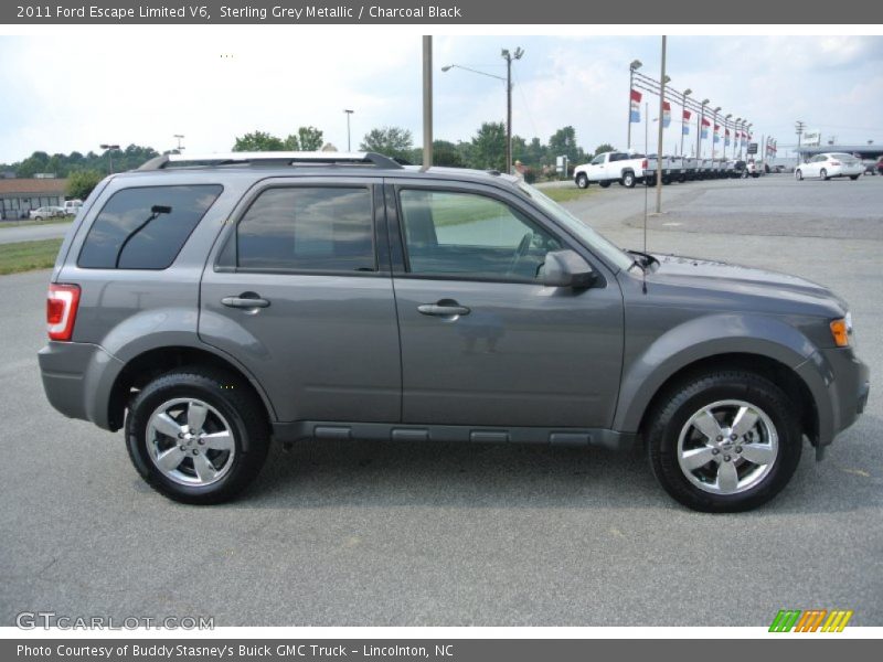 Sterling Grey Metallic / Charcoal Black 2011 Ford Escape Limited V6