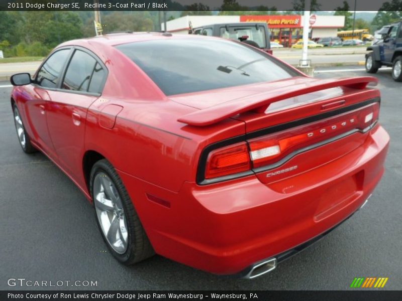Redline 3-Coat Pearl / Black 2011 Dodge Charger SE