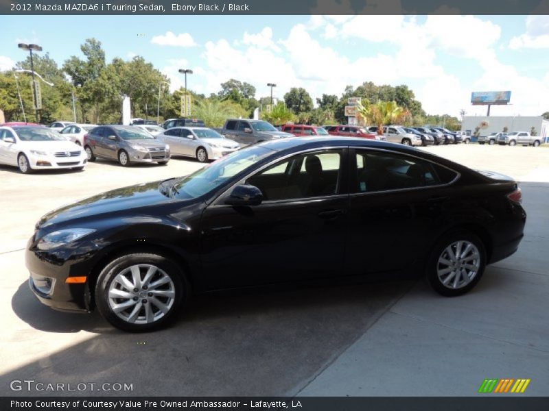 Ebony Black / Black 2012 Mazda MAZDA6 i Touring Sedan