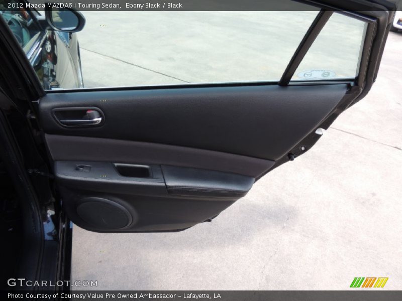 Ebony Black / Black 2012 Mazda MAZDA6 i Touring Sedan