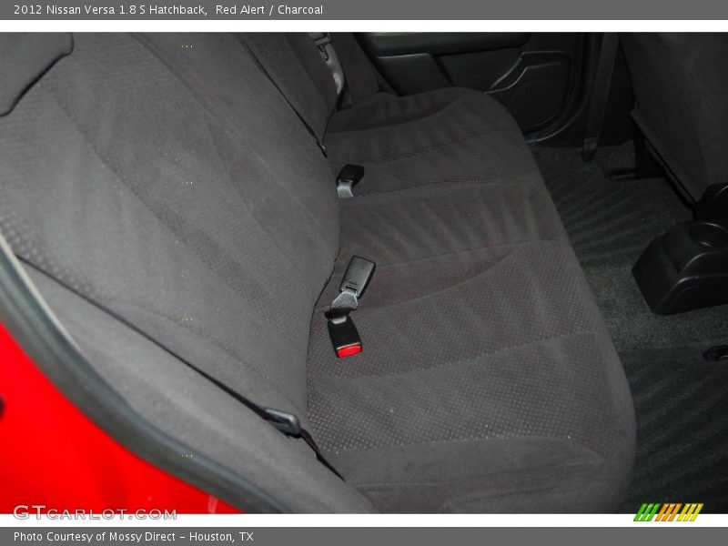 Red Alert / Charcoal 2012 Nissan Versa 1.8 S Hatchback