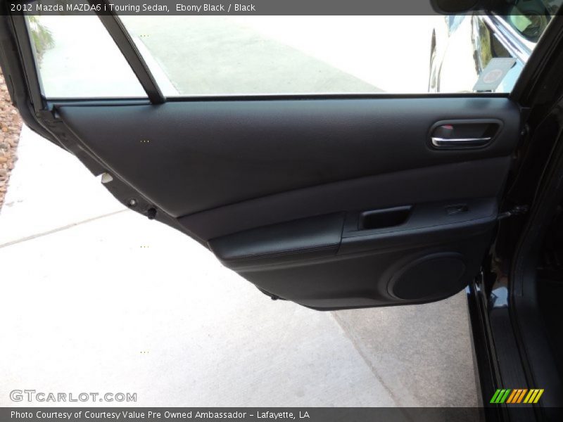 Ebony Black / Black 2012 Mazda MAZDA6 i Touring Sedan