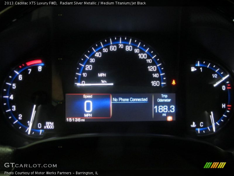 Radiant Silver Metallic / Medium Titanium/Jet Black 2013 Cadillac XTS Luxury FWD