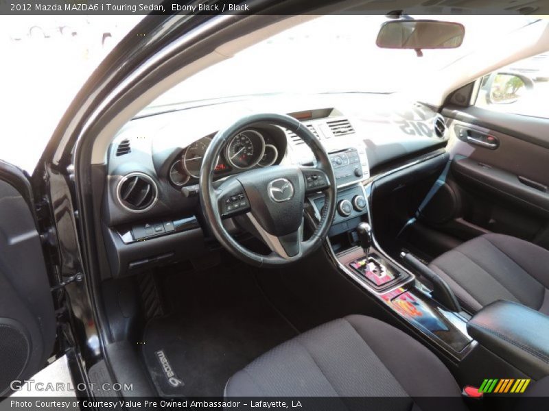 Ebony Black / Black 2012 Mazda MAZDA6 i Touring Sedan