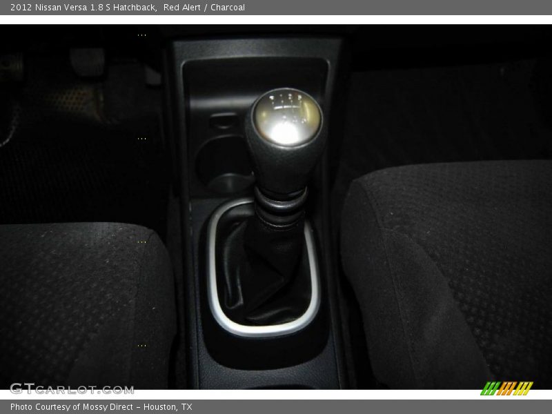 Red Alert / Charcoal 2012 Nissan Versa 1.8 S Hatchback