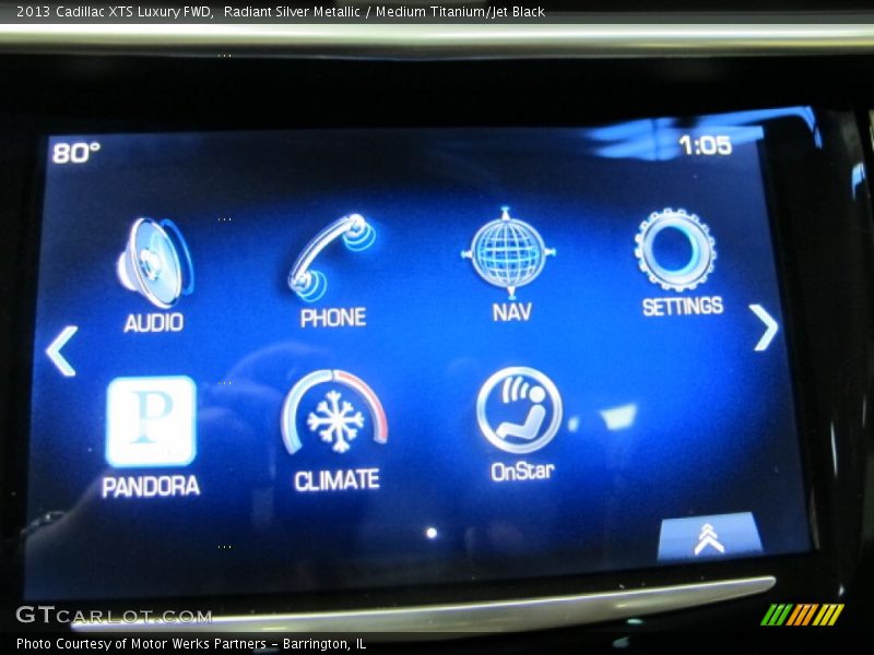 Radiant Silver Metallic / Medium Titanium/Jet Black 2013 Cadillac XTS Luxury FWD