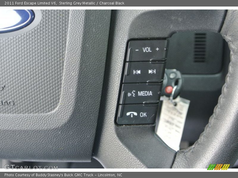 Sterling Grey Metallic / Charcoal Black 2011 Ford Escape Limited V6