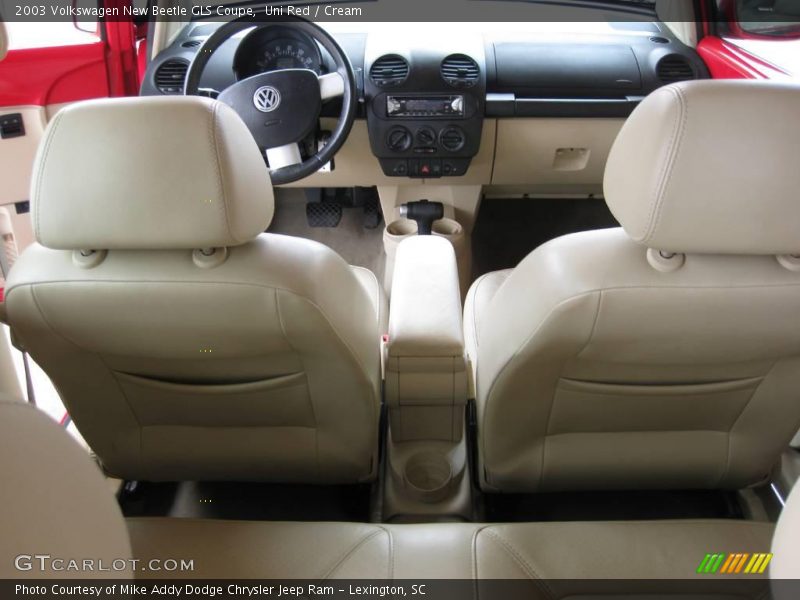 Uni Red / Cream 2003 Volkswagen New Beetle GLS Coupe
