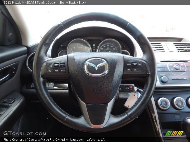 Ebony Black / Black 2012 Mazda MAZDA6 i Touring Sedan
