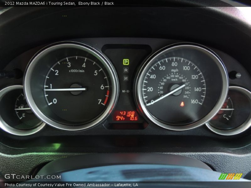 Ebony Black / Black 2012 Mazda MAZDA6 i Touring Sedan