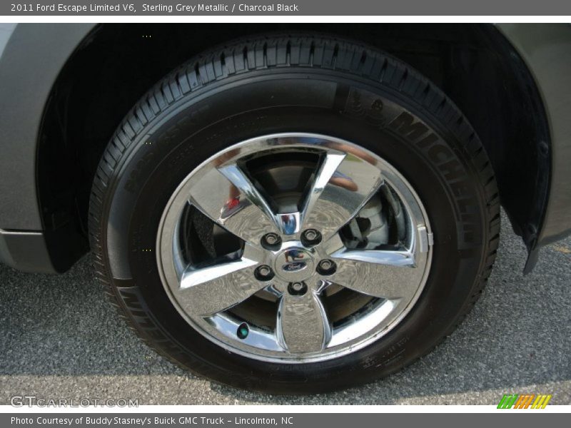 Sterling Grey Metallic / Charcoal Black 2011 Ford Escape Limited V6
