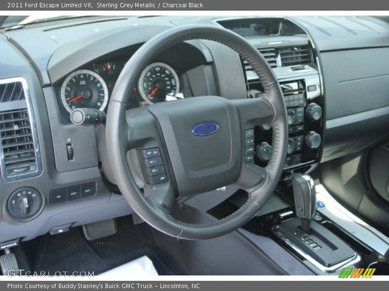 Sterling Grey Metallic / Charcoal Black 2011 Ford Escape Limited V6
