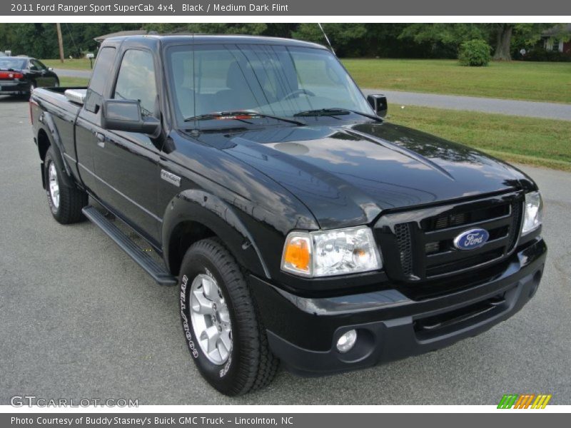 Black / Medium Dark Flint 2011 Ford Ranger Sport SuperCab 4x4