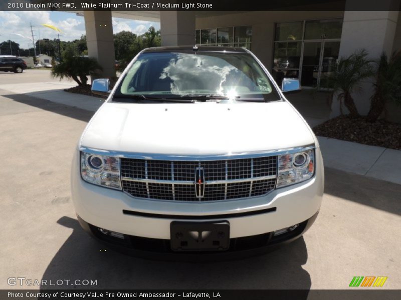 White Platinum Tri-Coat / Medium Light Stone 2010 Lincoln MKX FWD