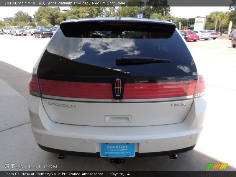 White Platinum Tri-Coat / Medium Light Stone 2010 Lincoln MKX FWD