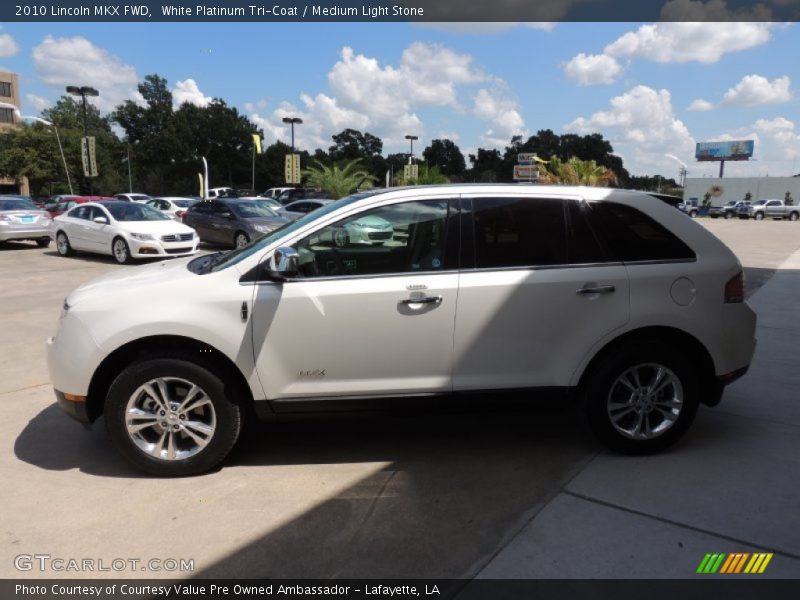 White Platinum Tri-Coat / Medium Light Stone 2010 Lincoln MKX FWD